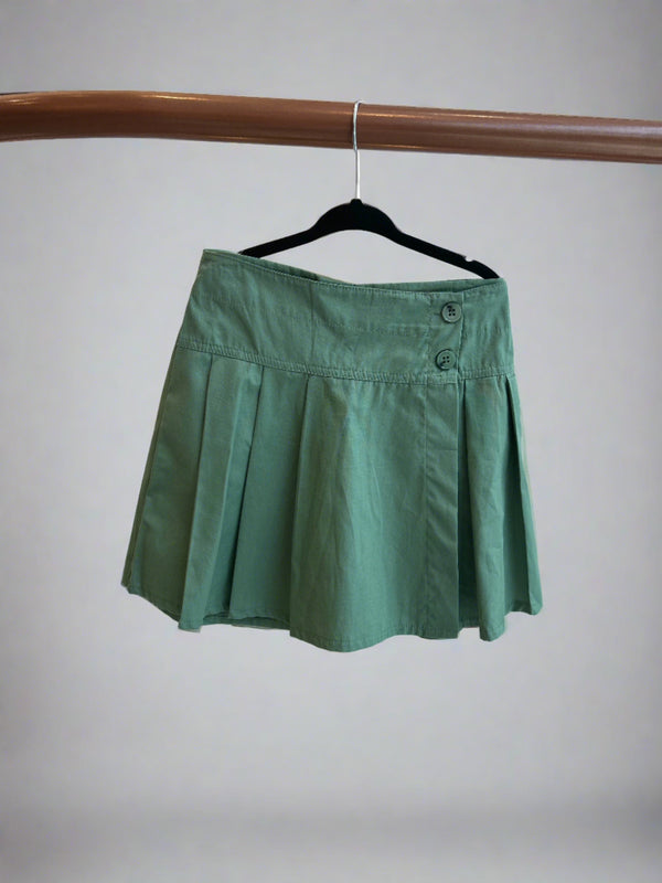 2 in 1 Skirt and Short - Green