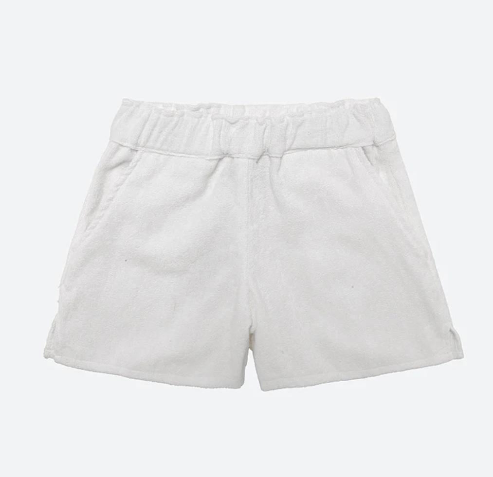 Women's White Terry Shorts – AILA Lifestyle