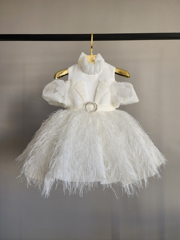 Party Dress For kids - White